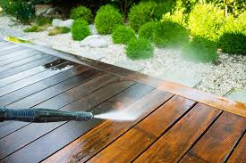Wood Deck Cleaning example 1