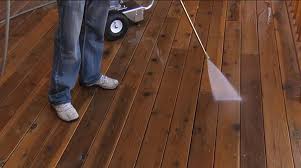 Wood Deck Cleaning example 2